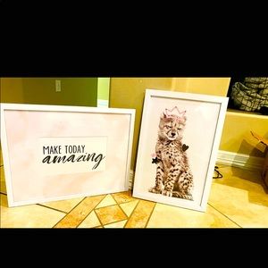 Little girls wall decor 💕